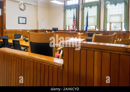 Dillon, Montana - Luglio 23, 2014: un tribunale in Beaverhead County Courthouse Foto Stock