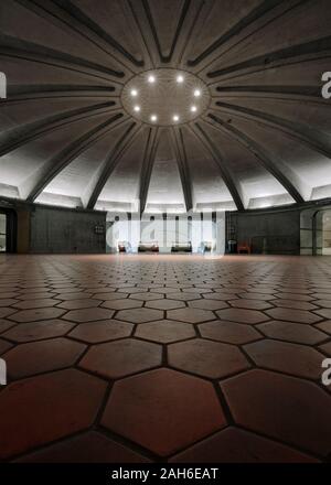 Soffitto a volta all'entrata dell'Amicizia altezze la Stazione della Metropolitana di Washington DC Foto Stock