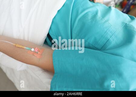 Moderno trattamento clinico di malattia Foto Stock