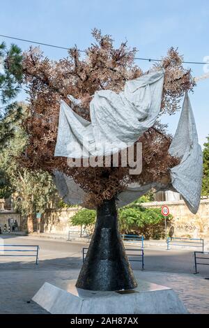 Vittime della grande carestia memorial da Yazan Halwani, Beirut, Libano Foto Stock