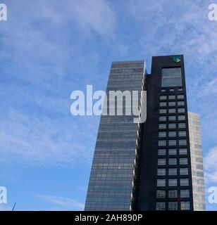 ABN AMRO Bank Headquarters Building a Gustav Mahlerplein Amsterdam Paesi Bassi 2019 Foto Stock