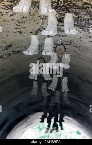 La lettonia, LIEPAJA - 8 giugno: Liepaja è un ottimo luogo dove assaporare l'arte, la musica e le attività sulla spiaggia. Vista dell'oggetto d'arte su 8 giugno 2019, Liepaja, La Foto Stock