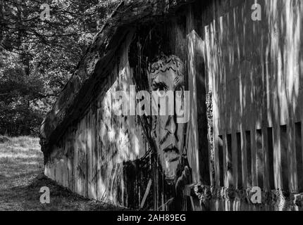 La lettonia, LIEPAJA - 8 giugno: Liepaja è un ottimo luogo dove assaporare l'arte, la musica e le attività sulla spiaggia. Vista dell'oggetto d'arte di immagine sul 8 giugno 2019, Foto Stock