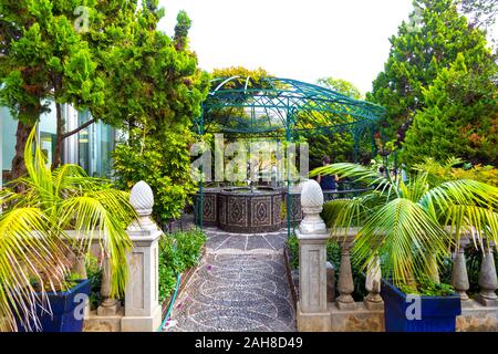 Universo de Memorias cafe giardino, Calcada do Pico, Funchal, Madeira, Portogallo Foto Stock