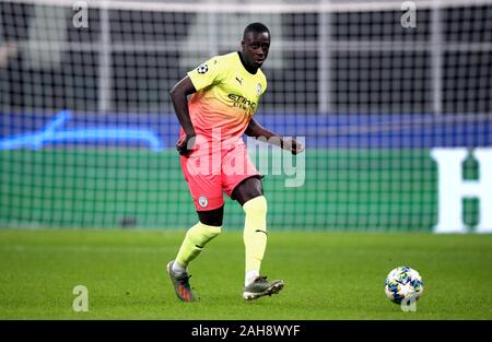 Milano, ITALIA - 6 novembre 2019: Benjamin Mendy in azione durante la UEFA Champions League 2019/2020 ATALANTTA contro MANCHESTER CITY allo stadio di San Siro. Foto Stock