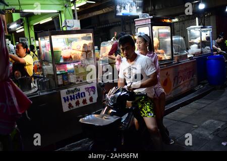 Ogni giorno scene di strada in Bankok, Thailandia Foto Stock