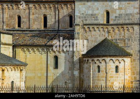 Valvense Cattedrale di San Pelino, Corfinio, Abruzzo, Italia, Europa Foto Stock