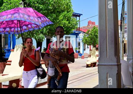 04.08.2019, Baracoa, Guantanamo, Cuba - Baracoa. La città con più di 50.000 abitanti è stata fondata nel 1511 ed è il più antico insediamento a Cuba. Consente di visualizzare Foto Stock