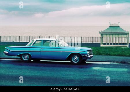 1961 Chevrolet BelAir sedan Foto Stock