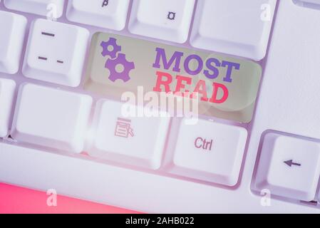 Conceptual la scrittura a mano che mostra la maggior parte delle leggi. Concetto significato un pezzo di letteratura o scrittura considerato importante o classic Foto Stock