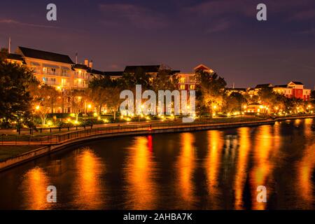 Orlando, Florida. Dicembre 18, 2019. Il Boardwalk Resort nell'area di Lake Buena Vista (12) Foto Stock