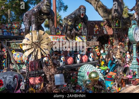 Barberville cantiere stradale arte Emporium in Pierson, Florida. (USA) Foto Stock