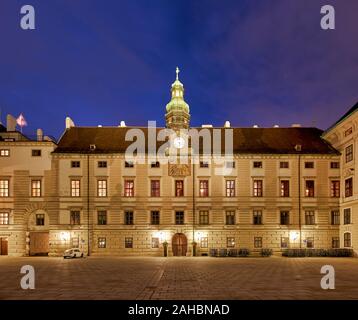 Il Palazzo Imperiale Hofburg Vienna Austria Foto Stock
