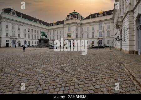 La Biblioteca Nazionale Austriaca. Vienna Austria Foto Stock