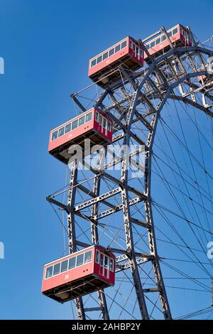 Riesenrad ruota panoramica. Prater. Vienna Austria Foto Stock