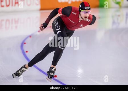Heerenveen, Paesi Bassi. 27 Dic, 2019. HEERENVEEN, ghiaccio Thialf Stadium, 27-12-2019, stagione 2019/2020, olandese singole distanze campionati. 5000m uomini, Jan Blokhuijsen durante il match NK singole distanze 27 dicembre Credito: Pro scatti/Alamy Live News Foto Stock