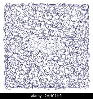 Astratta disegnata a mano sullo sfondo. Illustrazione Vettoriale