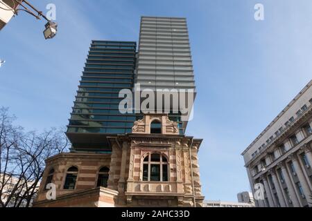 Bucarest, Romania - Dic 15, 2019: ACMS edificio, sede dell'Unione degli Architetti a Bucarest, Romania Foto Stock