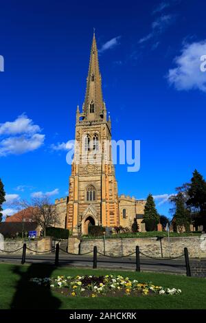 St Marys chiesa, Rushden Town, Northamptonshire, England, Regno Unito Foto Stock