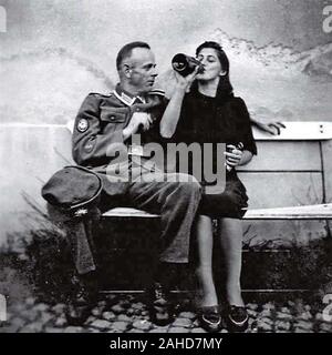 Collaboratore alle ragazze del tedesco-Europa occupata, 1940-1944 Foto Stock