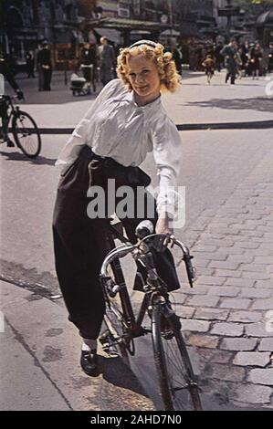 Collaboratore alle ragazze del tedesco-Europa occupata, 1940-1944 Foto Stock