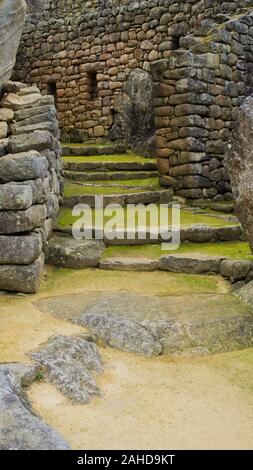 Condor tempio, Machu Picchu in Peru Foto Stock