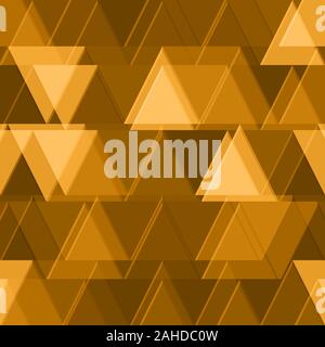 Seamless modello geometrico di triangoli. Moderni colori casuali. Moderni colori casuali. Ideale per prodotti tessili, confezione, carta stampa, sfondi semplice Illustrazione Vettoriale