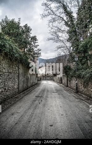 Italian Street, Valsanzibio Foto Stock