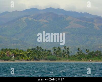 Costa di Cape Calavite in northwestern Mindoro island, Filippine Foto Stock