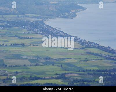 Costa di Cape Calavite in northwestern Mindoro island, Filippine Foto Stock