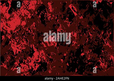 Abstract immagine multicolore, realizzata con una spazzola. Illustrazione Vettoriale