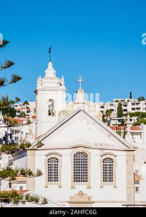 Chiesa principale, Albufeira Algarve Foto Stock