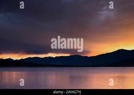 Il lago di Alturas, Idaho, Stati Uniti d'America Foto Stock