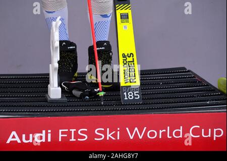 Bormio, Italia. 29 Dic, 2019. alexis pinturalt vincitore bormio particolareduring Audi FIS World Cup 2019 - combinato con gli uomini, Sci a Bormio, Italia, 29 Dicembre 2019 - LPS/Giorgio Panacci Credito: Giorgio Panacci/LP/ZUMA filo/Alamy Live News Foto Stock