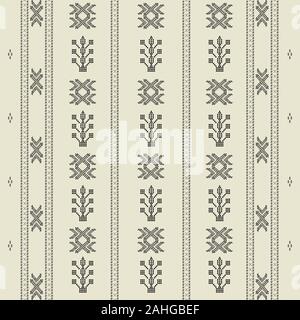 Batak etnica pattern seamless ulos motif Illustrazione Vettoriale