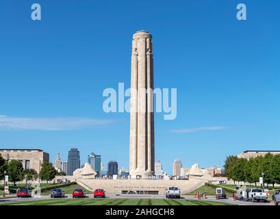 La Nazionale di guerra mondiale I Memorial e Museo, Kansas City, Missouri, Stati Uniti d'America. Foto Stock