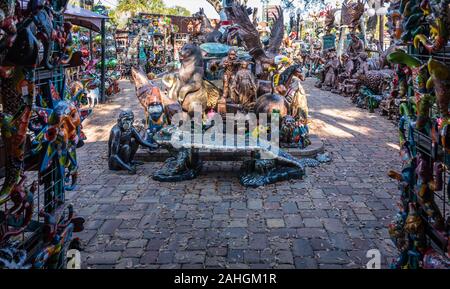 Barberville cantiere stradale arte Emporium in Pierson, Florida. (USA) Foto Stock