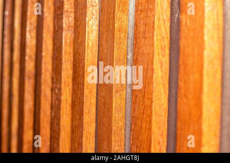 Sfondo laccato di tavole di legno Foto Stock