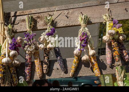 L'aglio e Arts Festival in arancione, Massachusetts Foto Stock