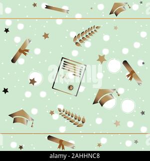 Graduazione modello senza giunture Illustrazione Vettoriale