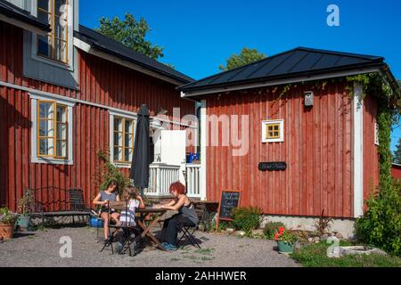 Hotel Nestor in Korpo o Korppoo isola, Korpostrom costa sud-ovest della Finlandia arcipelago di Turku. L'arcipelago ring road o Saariston rengastie è ful Foto Stock