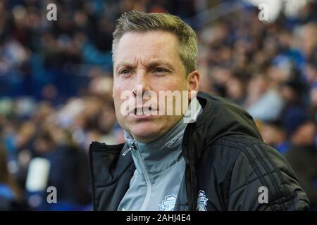 Il 29 dicembre 2019, Hillsborough, Sheffield, Inghilterra; Sky scommessa campionato, Sheffield Mercoledì v Cardiff City : Cardiff manager Neil Harris Credito: Kurt Fairhurst/news immagini Foto Stock