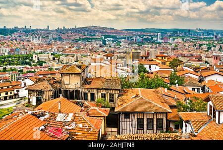 Centro storico di Ankara, la capitale della Turchia Foto Stock