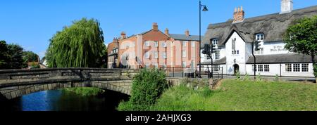 Estate, The Olde White Horse pub, Spalding città; Lincolnshire County; Inghilterra; Regno Unito Foto Stock