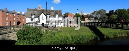 Estate, The Olde White Horse pub, Spalding città; Lincolnshire County; Inghilterra; Regno Unito Foto Stock