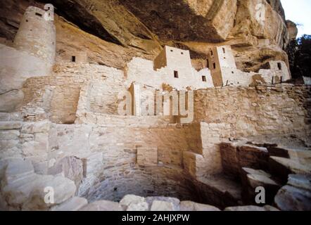 Cliff Palace, Mesa Verde, Colorado Foto Stock