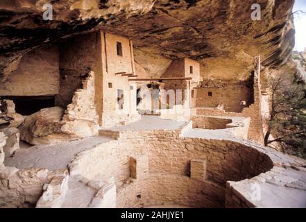 Balcone House, Mesa Verde, Colorado Foto Stock