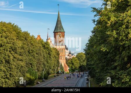 KALININGRAD, RUSSIA - settembre 04,2019: Kant Cattedrale nella regione di Kaliningrad. Foto Stock