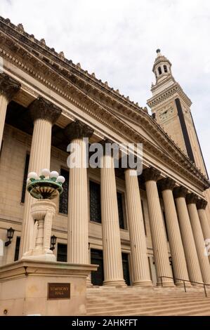 Edificio Symphony Hall a Springfield, Massachusetts Foto Stock