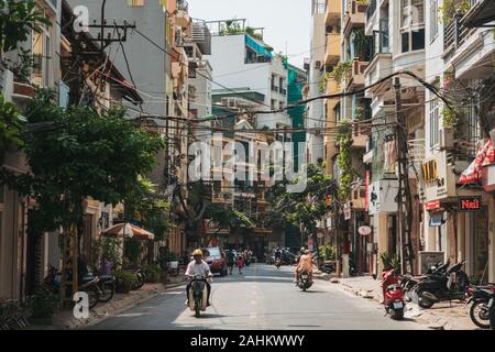 Appartamento Residenziale isolati sulla periferia della città vecchia di Hanoi e il Vietnam Foto Stock